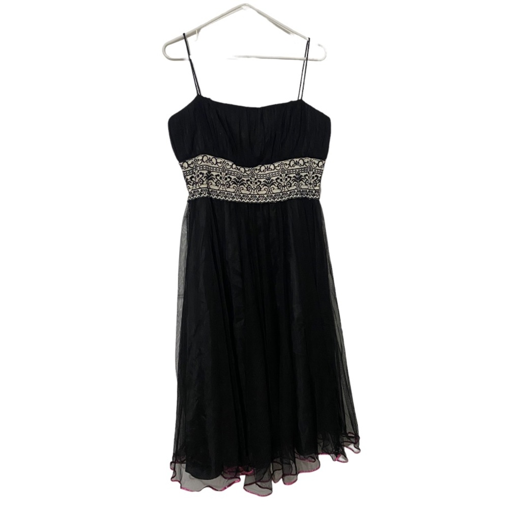 Tess Tulle Dress Size 14 Black And White Formal Dress
